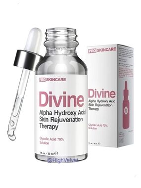 Divine Derriere Glycolic Acid Peel 70% Professional Chemical Peel for Face